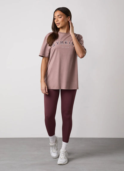 Gym King Ladies Shadow Jersey BF T-Shirt Fawn