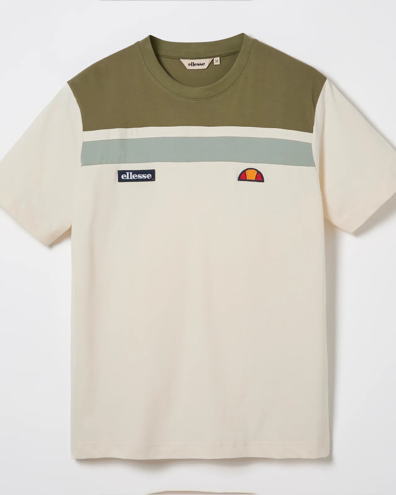 Ellesse Vignola T-Shirt Off White/Khaki