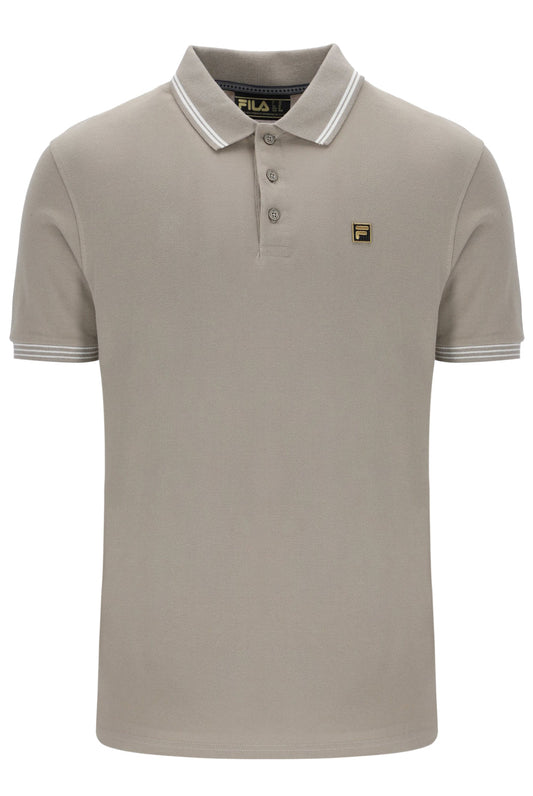 FILA Soren 2 Polo Shirt with Tipping Vintage Khaki