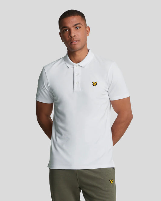 Lyle & Scott Sport SS Polo Shirt White