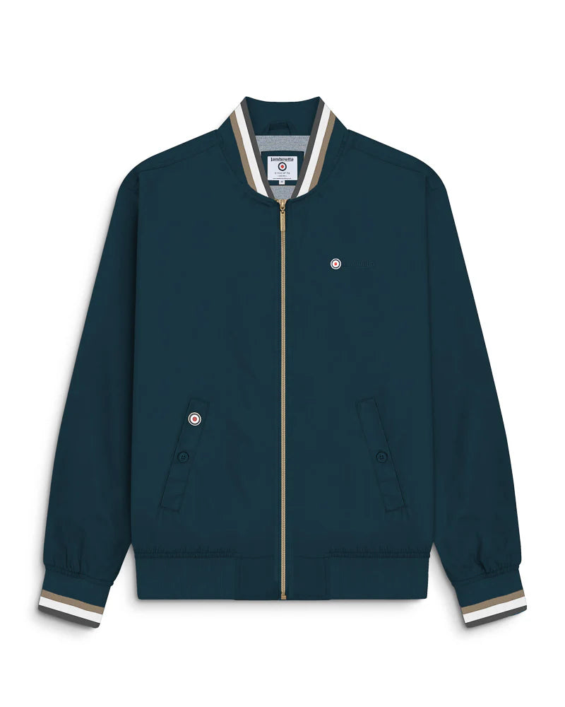 Lambretta Triple Tipped Monkey Jacket Navy (Cashew/White/Iron)