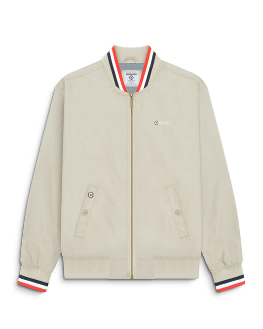 Lambretta Triple Tipped Monkey Jacket Stone (Red/White/Navy)