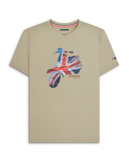 Lambretta Scooter T-Shirt Stone