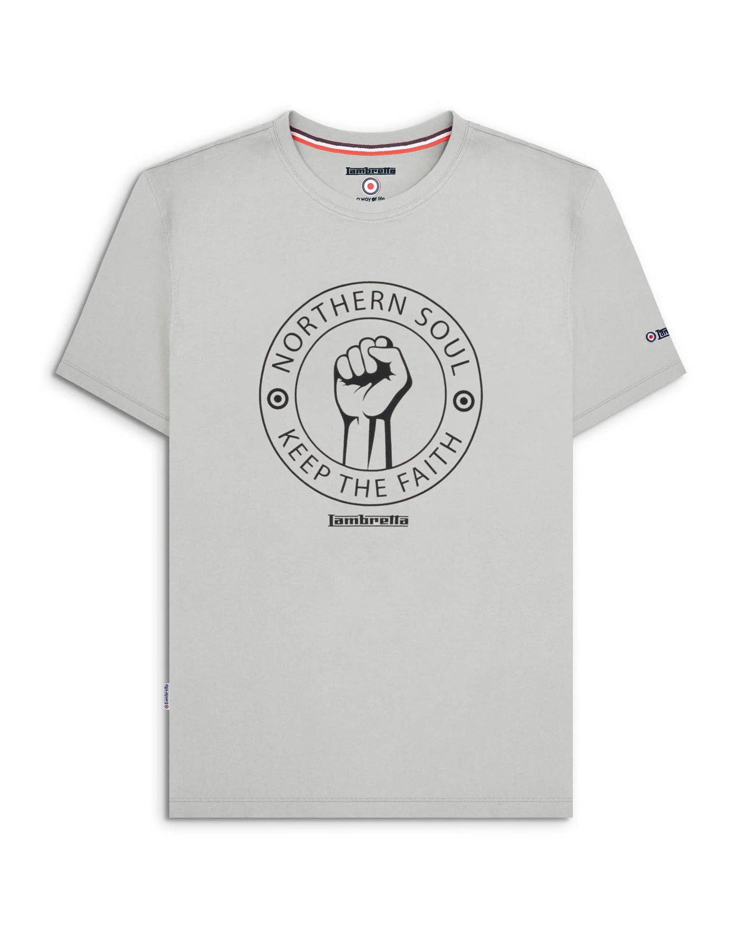 Lambretta Northern Soul T-Shirt Pebble