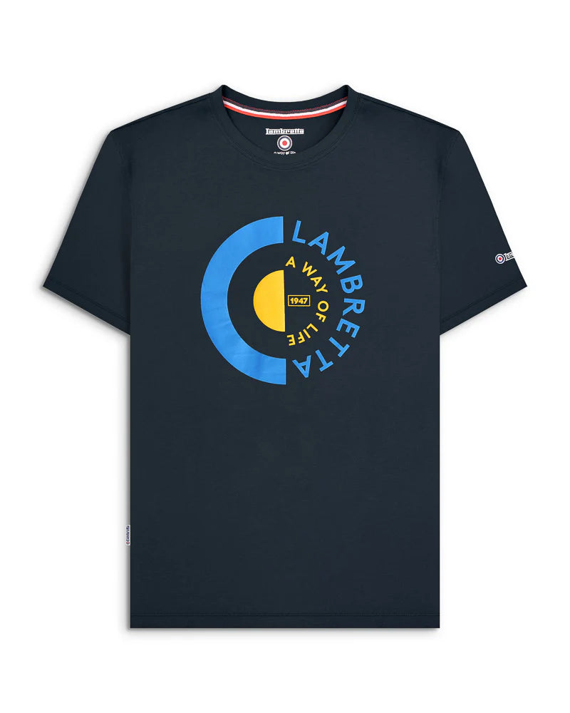 Lambretta Target T-Shirt Navy