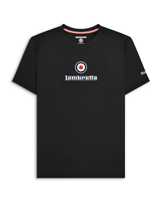 Lambretta Brand Logo T-Shirt Black