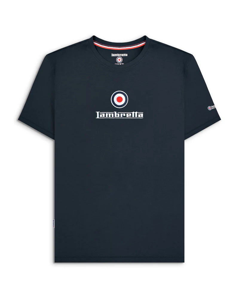 Lambretta Brand Logo T-Shirt Navy