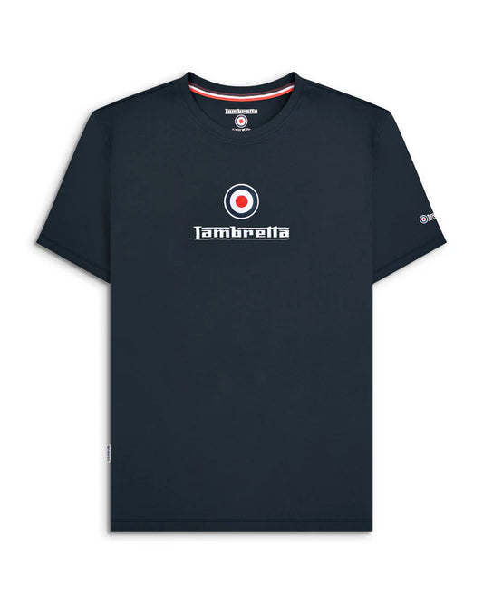 Lambretta Brand Logo T-Shirt Navy