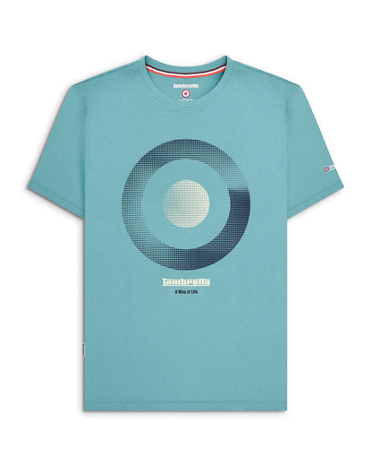 Lambretta Target Shade T-Shirt Cameo Blue