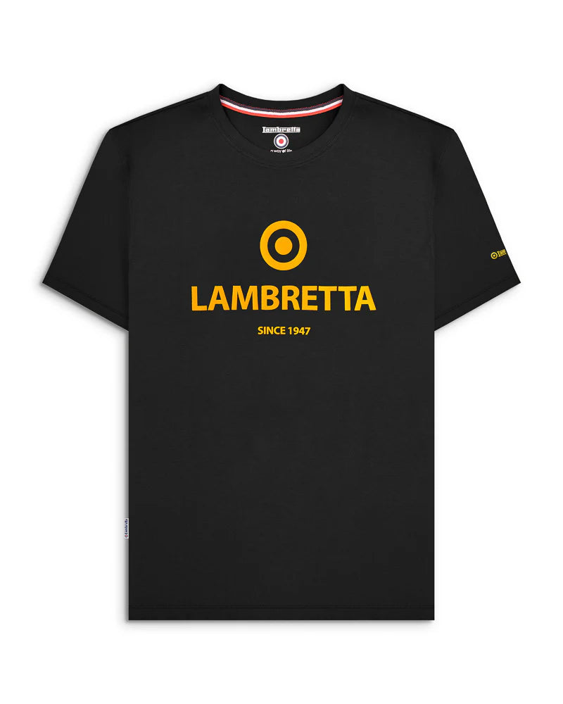 Lambretta Brand Target T-Shirt Black