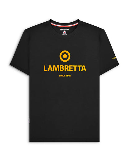 Lambretta Brand Target T-Shirt Black