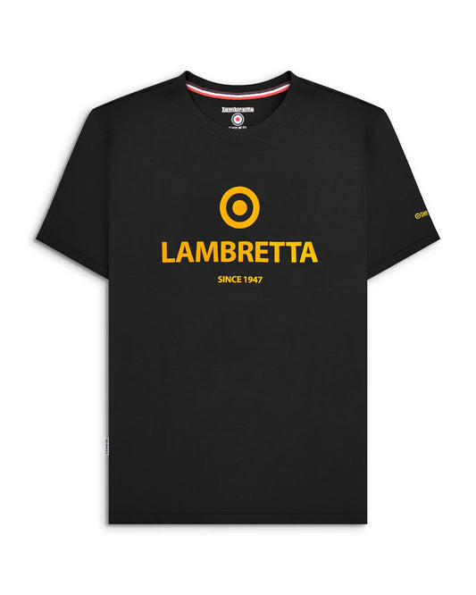 Lambretta Brand Target T-Shirt Black