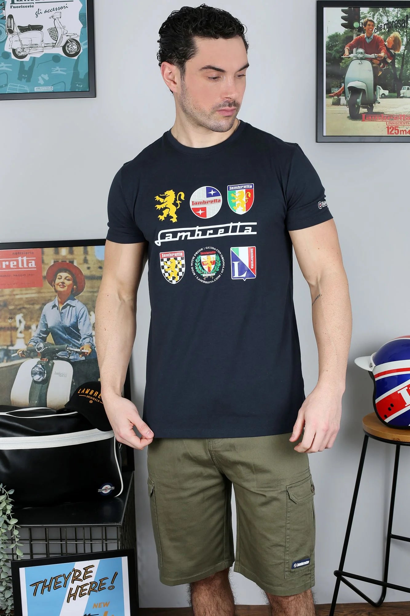 Lambretta Heritage T-Shirt Navy