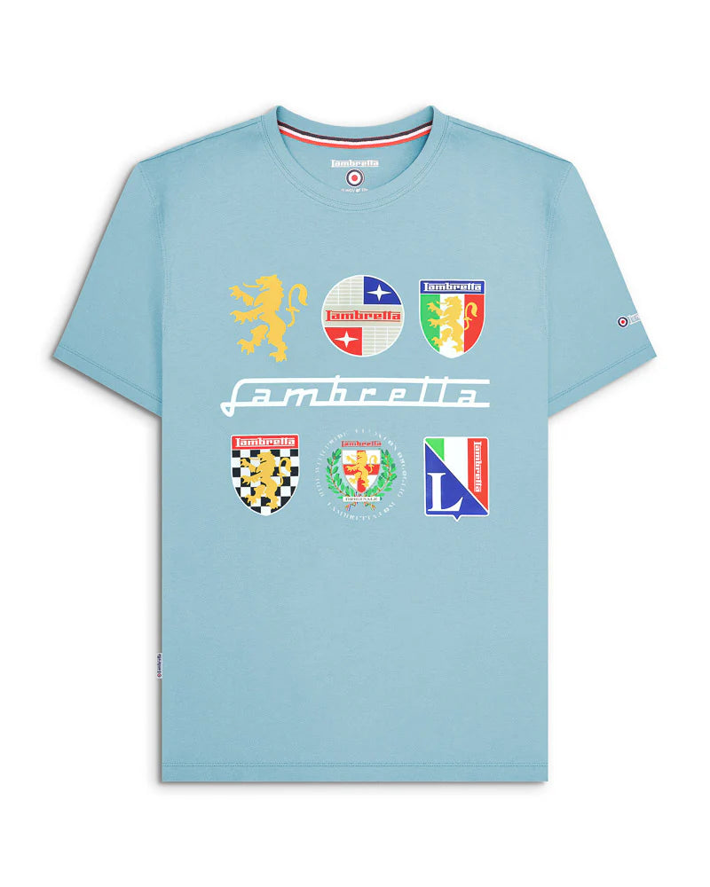 Lambretta Heritage T-Shirt Sky Blue