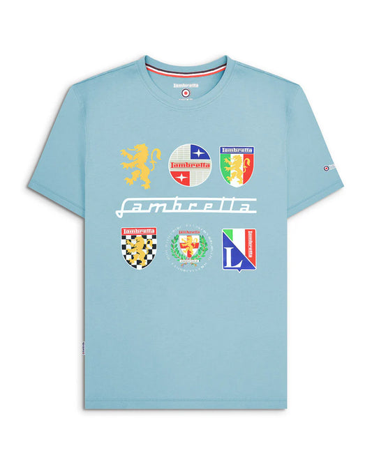 Lambretta Heritage T-Shirt Sky Blue