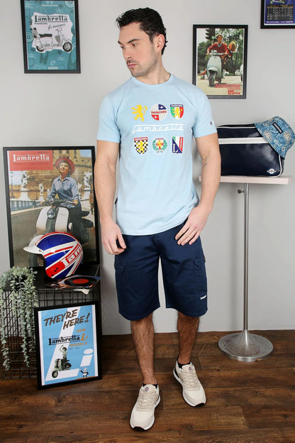 Lambretta Heritage T-Shirt Sky Blue