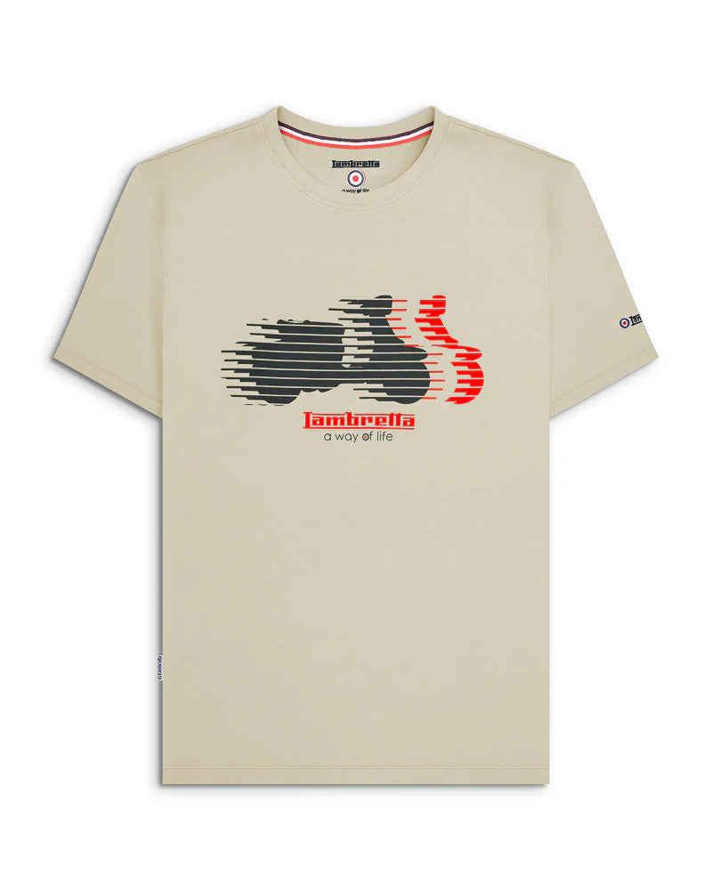 Lambretta Scooter Blur T-Shirt Tofu