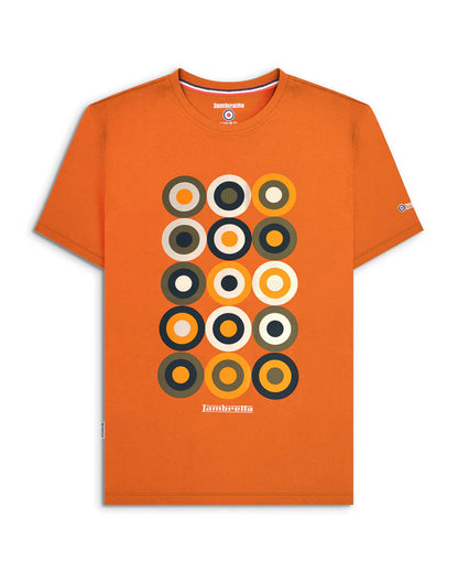 Lambretta Mod Target T-Shirt Apricot