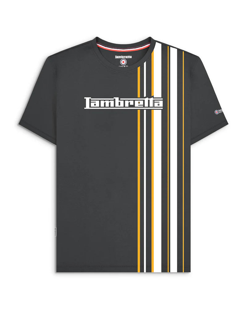 Lambretta Racing Stripe T-Shirt Iron