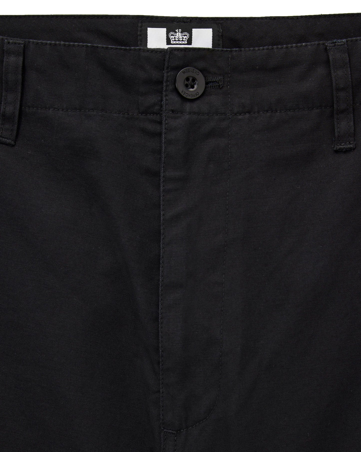 Weekend Offender Mascia Cargo Short Black
