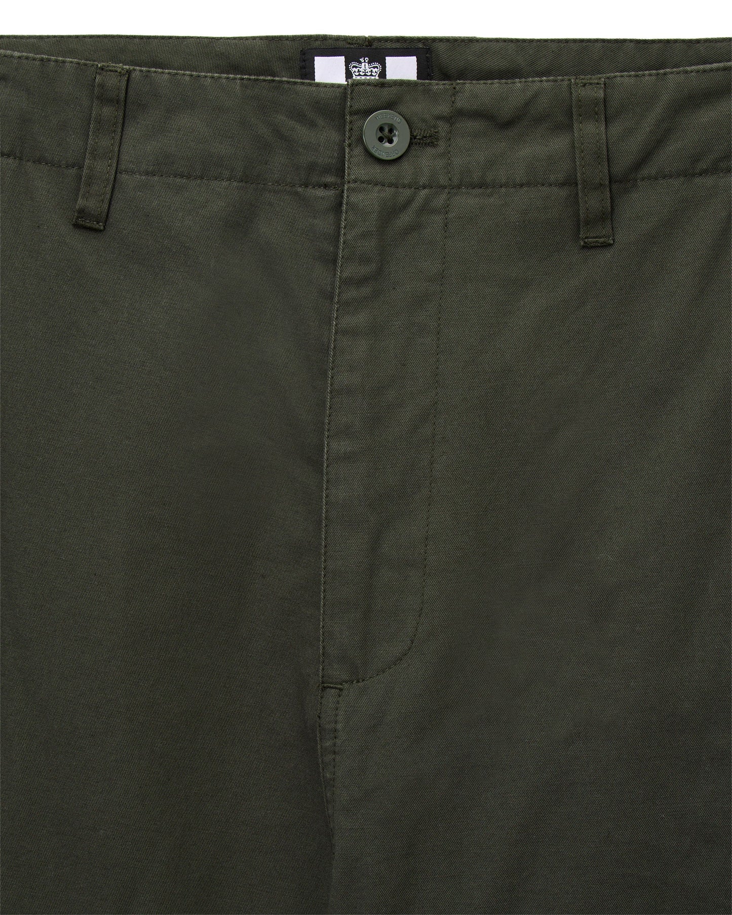 Weekend Offender Plus Size Mascia Cargo Shorts Black Forest Green