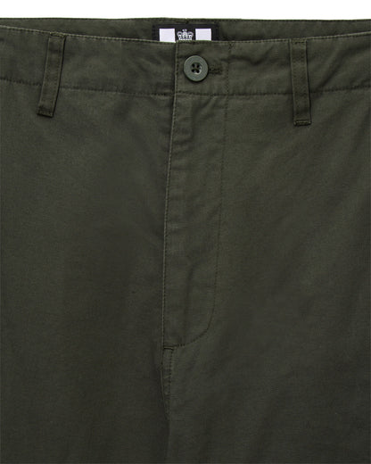 Weekend Offender Plus Size Mascia Cargo Shorts Black Forest Green