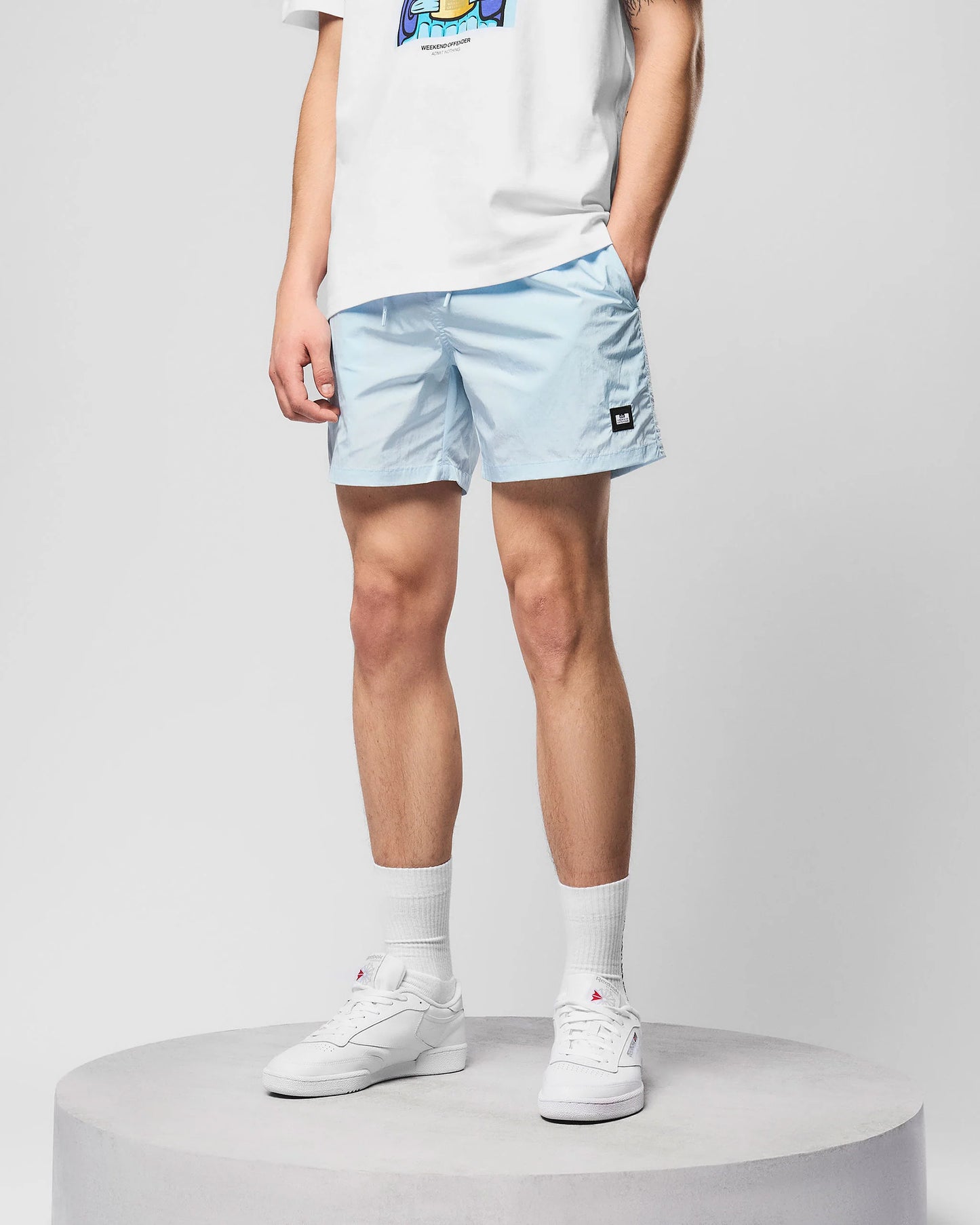 Weekend Offender Stacks Swim Short Sky