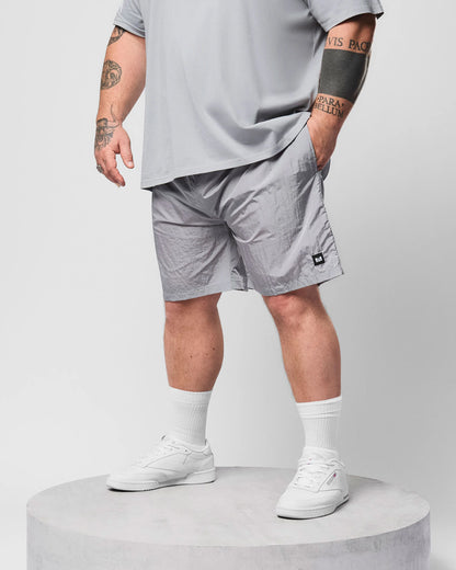 Weekend Offender Plus Size Stacks Swim Shorts Smokey