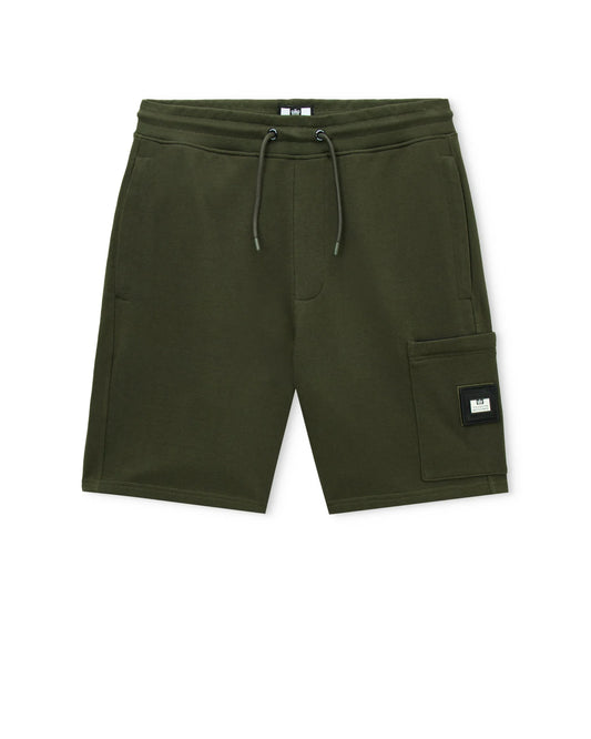 Weekend Offender Hawkins Short Black Forest Green