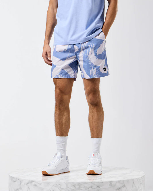 Weekend Offender Anzio Camo Short Cornflower