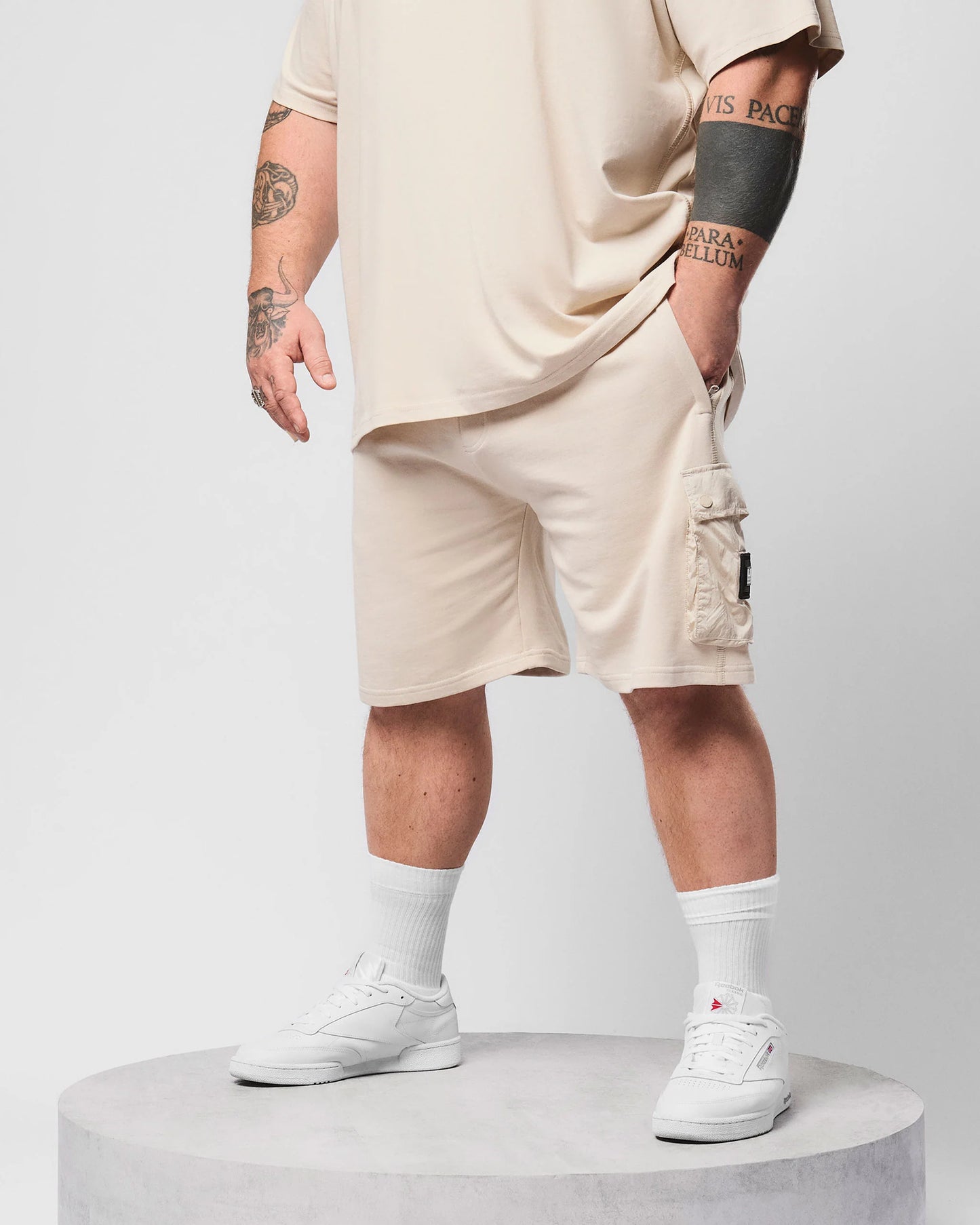 Weekend Offender Plus Size Nor'easter Jogger Short Cement