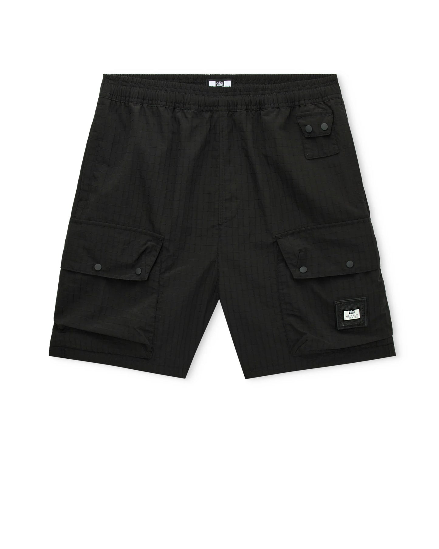 Weekend Offender Zemmouri Cargo Short Black