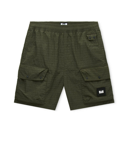 Weekend Offender Zemmouri Cargo Short Black Forest Green