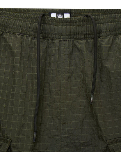 Weekend Offender Zemmouri Cargo Short Black Forest Green