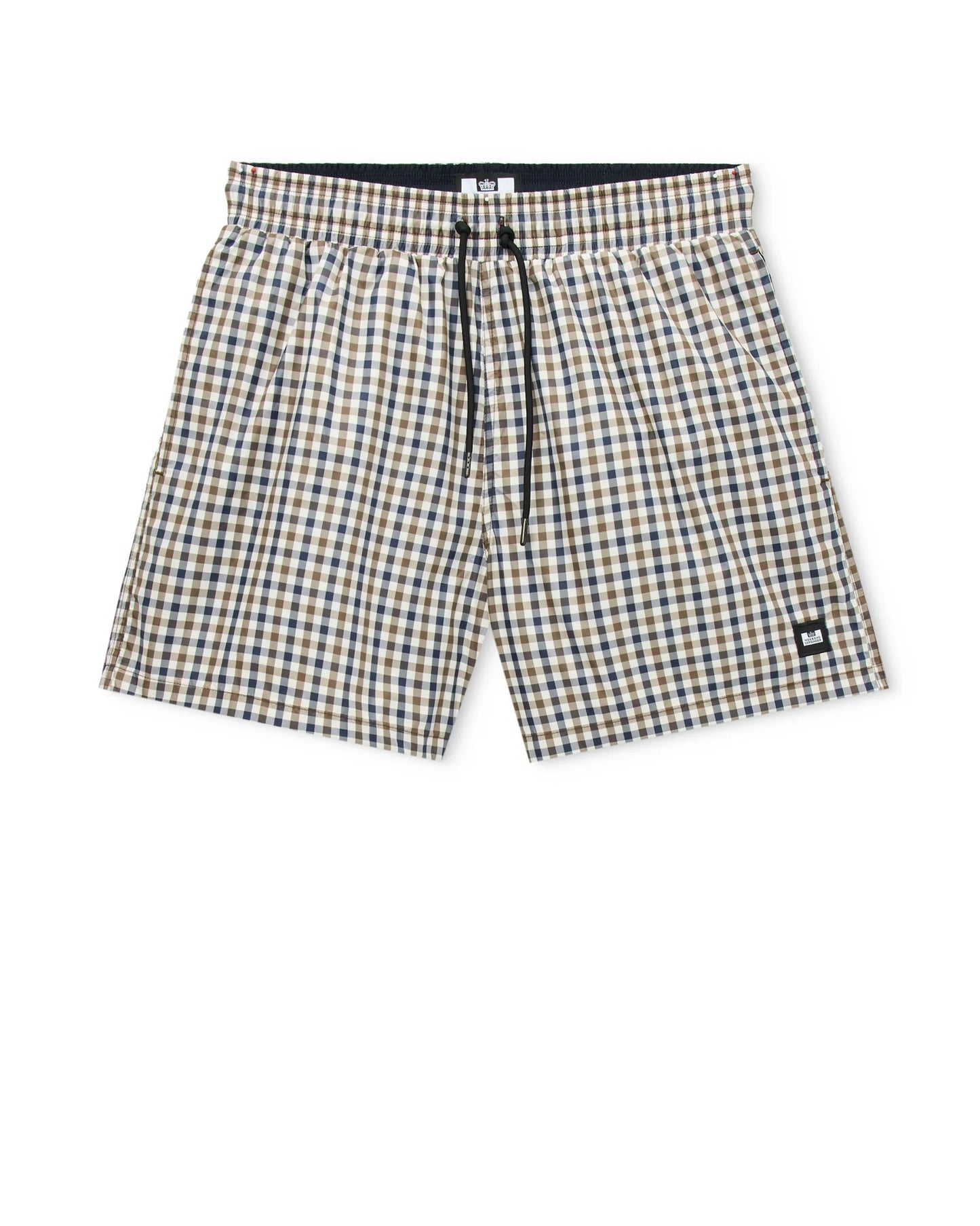Weekend Offender Plus Size Varadero Swim Shorts Mid House Check