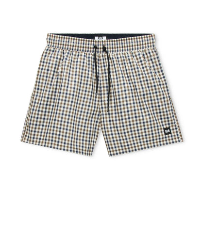 Weekend Offender Plus Size Varadero Swim Shorts Mid House Check