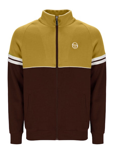Sergio Tacchini Orion Track Top Arrowwood/Bitter Chocolate/Gardenia
