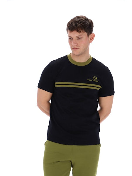 Sergio Tacchini New Supermac T-Shirt Black/Avacado