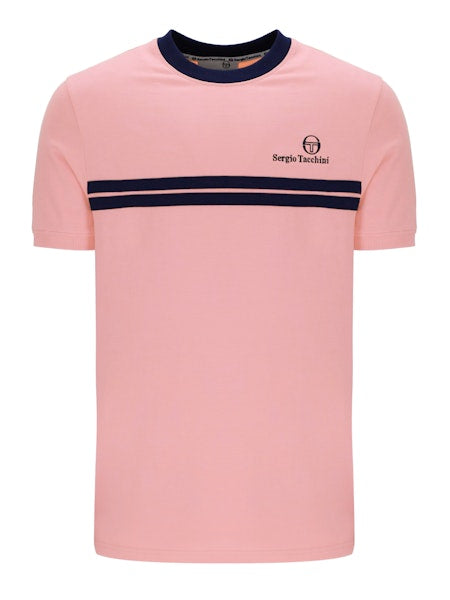 Sergio Tacchini New Supermac T-Shirt Quartz Pink/Maritime Blue