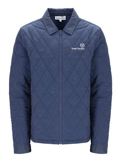 Sergio Tacchini Piola Quilted Shacket Vintage Indigo