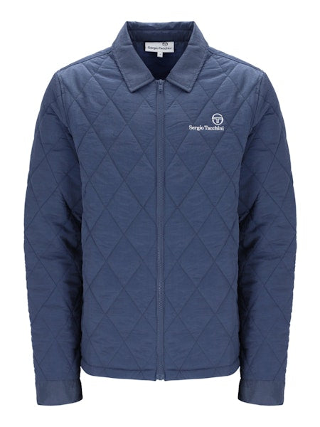 Sergio Tacchini Piola Quilted Shacket Vintage Indigo
