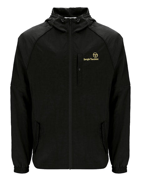 Sergio Tacchini Maldini Hooded Jacket Black/Gold