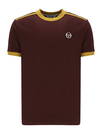 Sergio Tacchini Triste T-Shirt Bitter Chocolate/Arrowwood/Gardenia