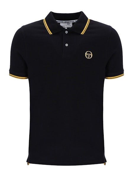 Sergio Tacchini 020 Polo Shirt Vintage Black/Gold