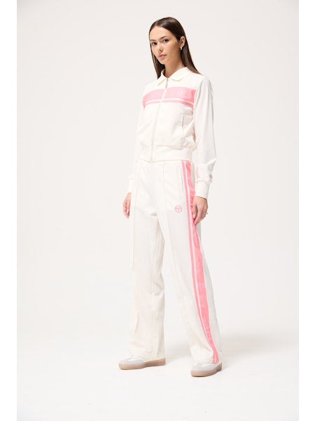 Sergio Tacchini Ladies Miss Masters Track Pant Gardenia/Geranium Pink
