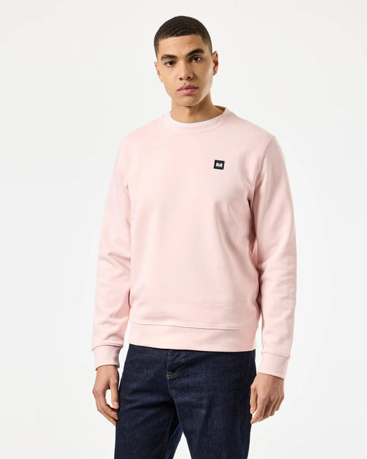 Weekend Offender Ferrer Badge Sweatshirt Pale Blush