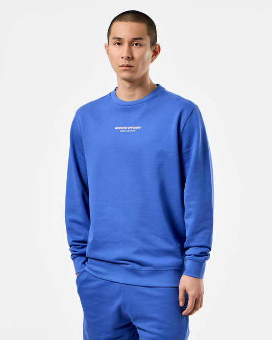 Weekend Offender Raval Sweatshirt Bluebell/Alabaster