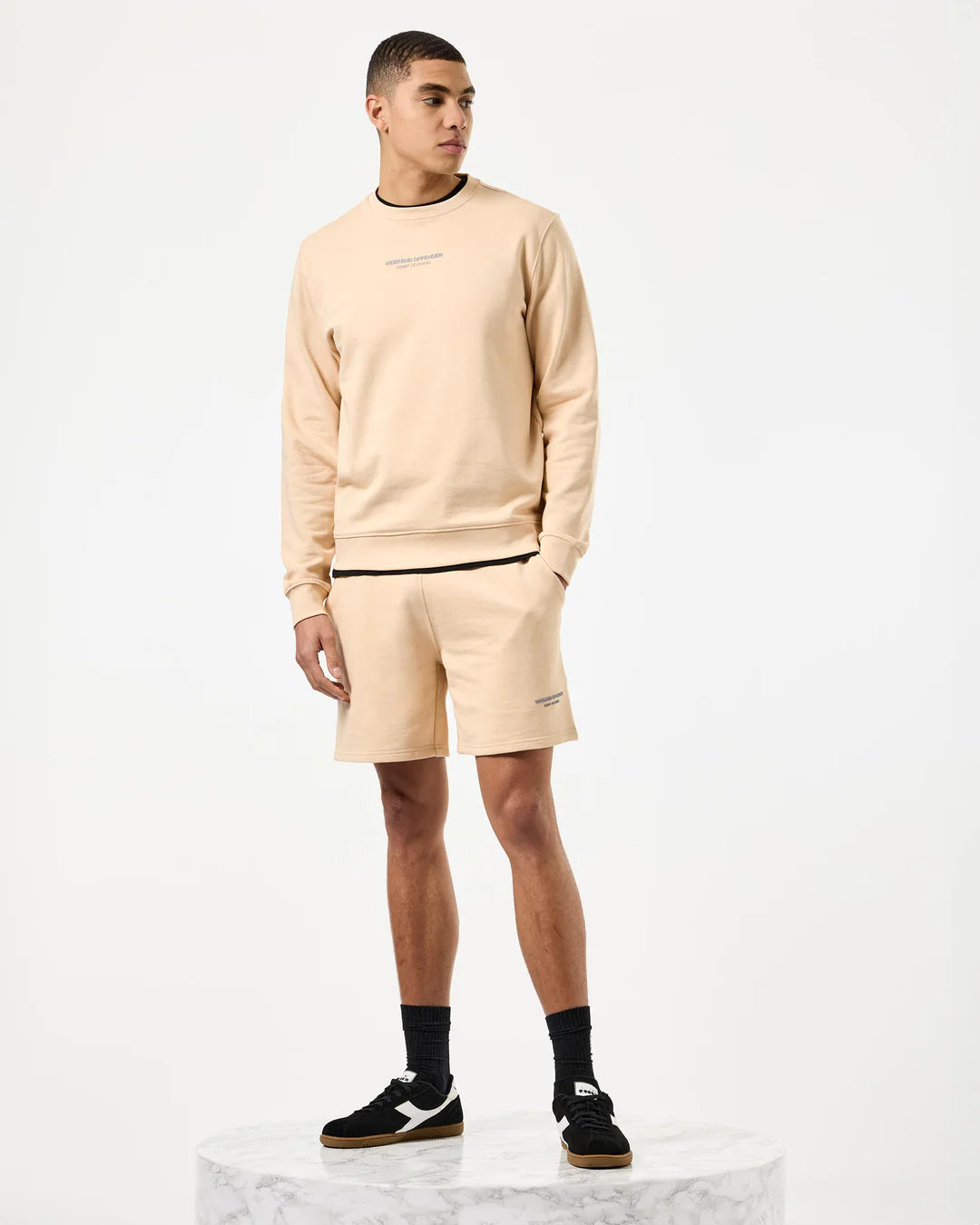 Weekend Offender Raval Sweatshirt Deep Champagne/Smokey