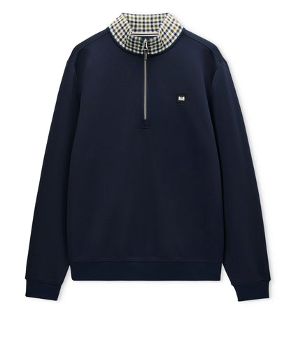 Weekend Offender Henson 1/4 Zip Sweatshirt Navy