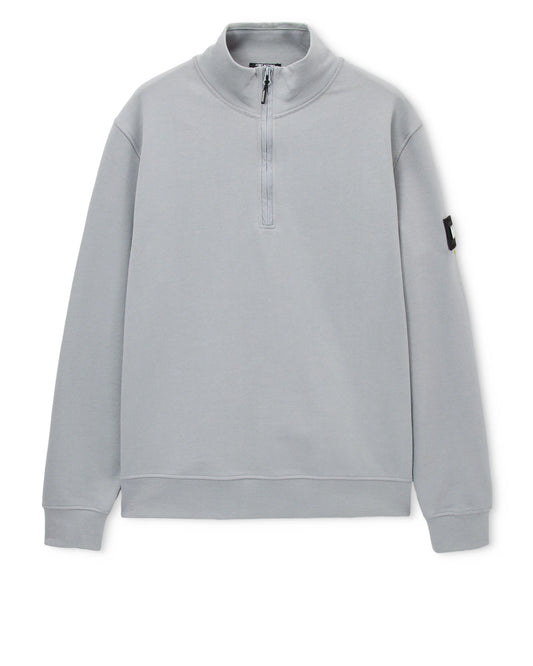 Weekend Offender Kraviz 1/4 Zip Sweatshirt Smokey